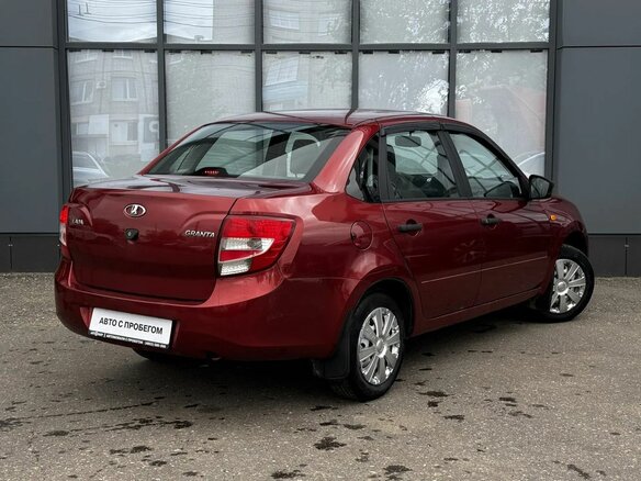 2017 Lada (ВАЗ) Granta I, красный - вид 6