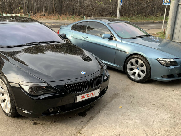 2008 BMW 6 серии 630i II (E63/E64) Рестайлинг, голубой - вид 5