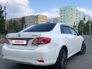 2012 Toyota Corolla X (E140, E150) Рестайлинг, белый, 1300000 рублей, вид 3