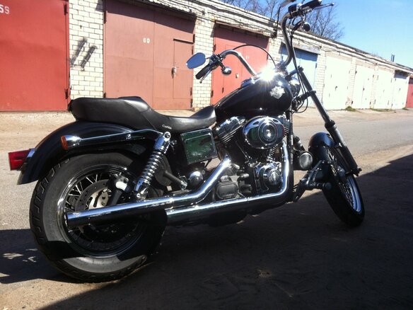 2002 Harley-Davidson Dyna Super Glide, чёрный - вид 2
