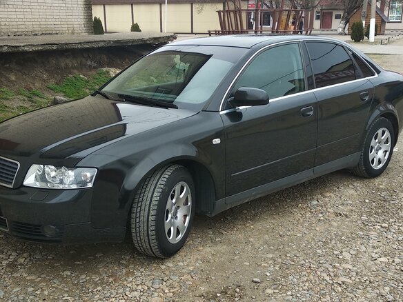2002 Audi A4 II (B6), чёрный, 780000 рублей - вид 3
