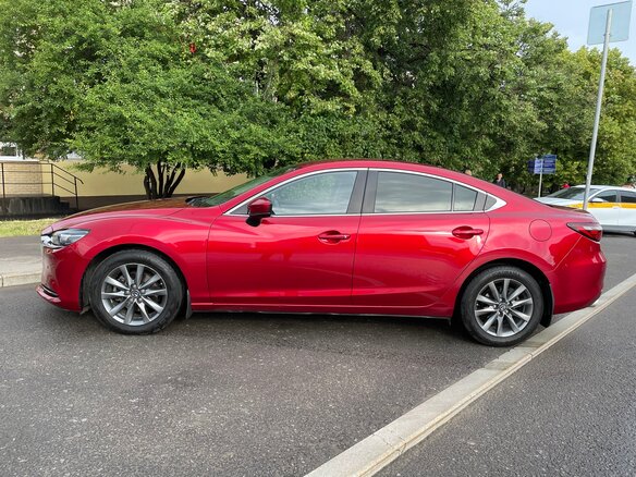 2019 Mazda 6 III (GJ) Рестайлинг 2, красный, 2050000 рублей - вид 2