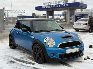 2011 Mini Hatch Cooper S II (R56) Рестайлинг, синий, 1200000 рублей, вид 3