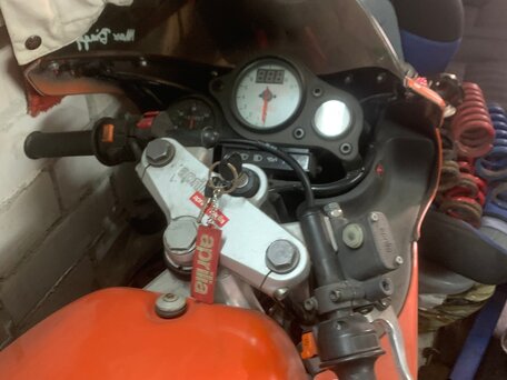 1998 Aprilia RS 50, оранжевый, 150000 рублей, вид 5