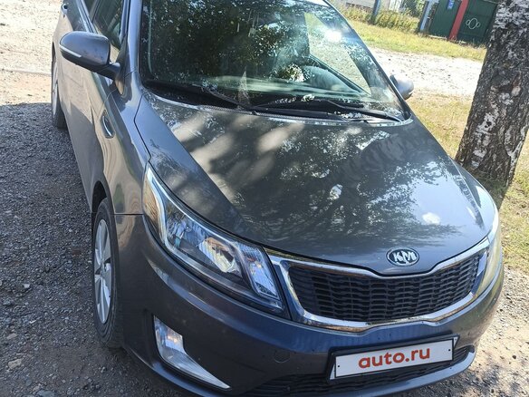 2012 Kia Rio 5-speed III, серый, 700000 рублей