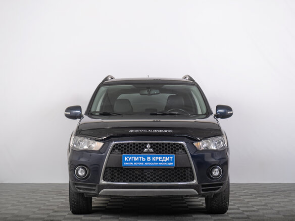 2012 Mitsubishi Outlander II Рестайлинг, синий, 1429000 рублей - вид 2