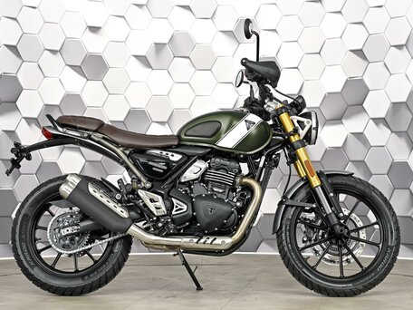 2025 Triumph Scrambler, зелёный, 695000 рублей, вид 3