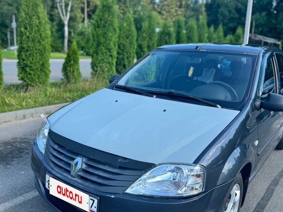 2010 Renault Logan I Рестайлинг, серый, 366000 рублей - вид 2