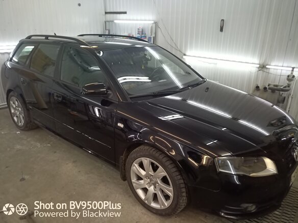 2007 Audi A4 III (B7), чёрный - вид 16
