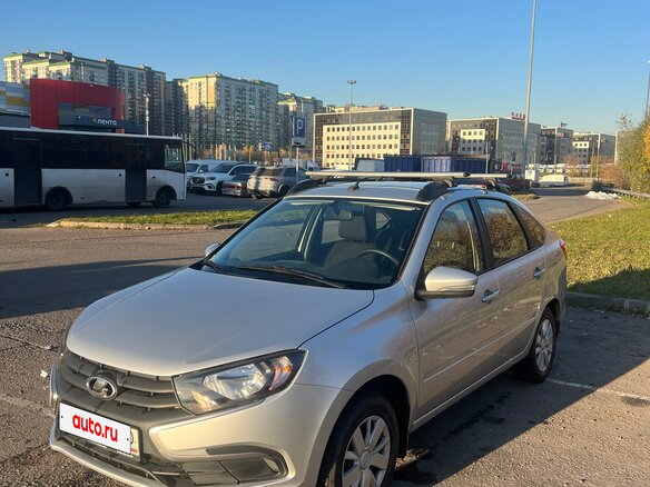 2022 Lada (ВАЗ) Granta Euro-2 I Рестайлинг, серебристый, 780000 рублей - вид 1