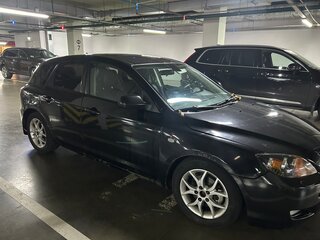 2006 Mazda 3 I (BK) Рестайлинг, чёрный, 400000 рублей, вид 2