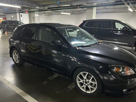 2006 Mazda 3 I (BK) Рестайлинг, чёрный, 400000 рублей, вид 2