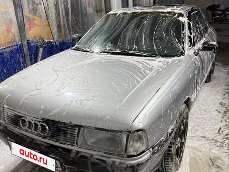 1991 Audi 80 IV (B3), серебристый, 150000 рублей, вид 3