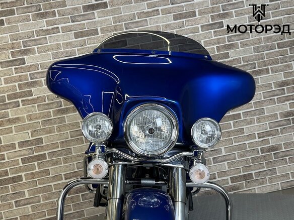2008 Harley-Davidson Electra Glide, синий, 995000 рублей - вид 9