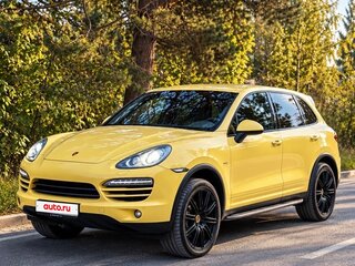 2011 Porsche Cayenne Diesel II (958), жёлтый, 2500000 рублей, вид 3
