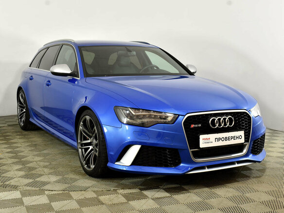 2014 Audi RS 6 III (C7), голубой - вид 1
