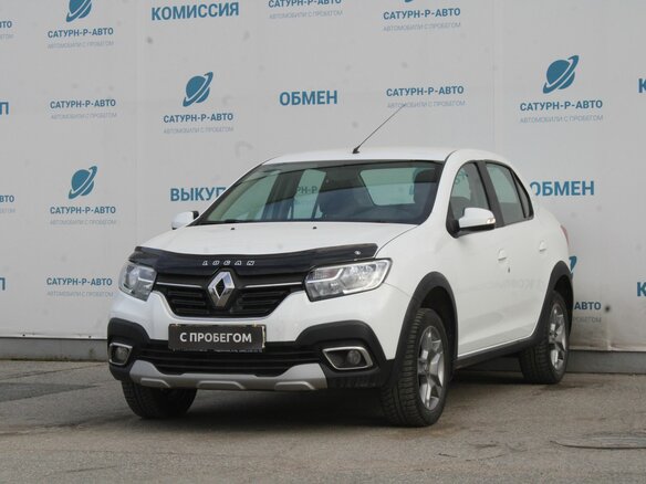 2020 Renault Logan Stepway II Рестайлинг, белый, 1195000 рублей