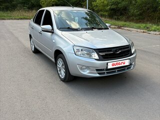 2013 Lada (ВАЗ) Granta I, серебристый, 420000 рублей, вид 3