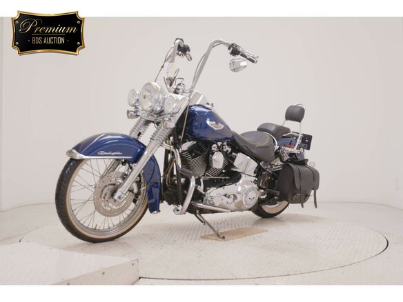 2005 Harley-Davidson Softail Deluxe, синий, 747000 рублей - вид 3