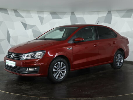 2019 Volkswagen Polo V Рестайлинг, красный, 1319000 рублей, вид 1