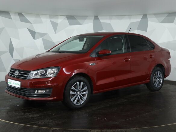 2019 Volkswagen Polo V Рестайлинг, красный, 1319000 рублей