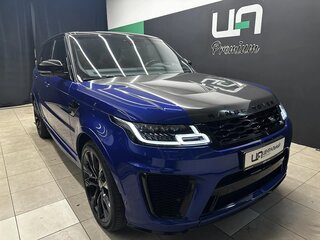 2018 Land Rover Range Rover Sport SVR II Рестайлинг, синий, 8300000 рублей, вид 1