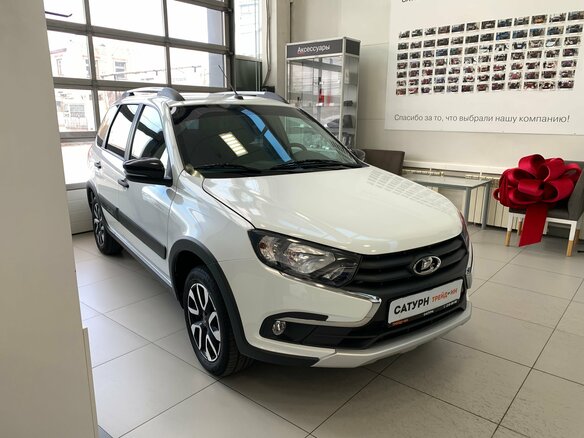 2024 Lada (ВАЗ) Granta Cross I Рестайлинг, белый, 950000 рублей - вид 3