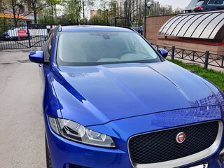 2018 Jaguar F-Pace I, синий, 2800000 рублей, вид 4