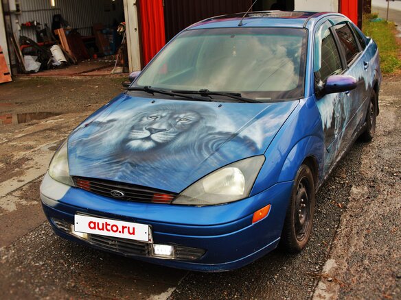 2002 Ford Focus I (North America), синий, 119000 рублей - вид 1