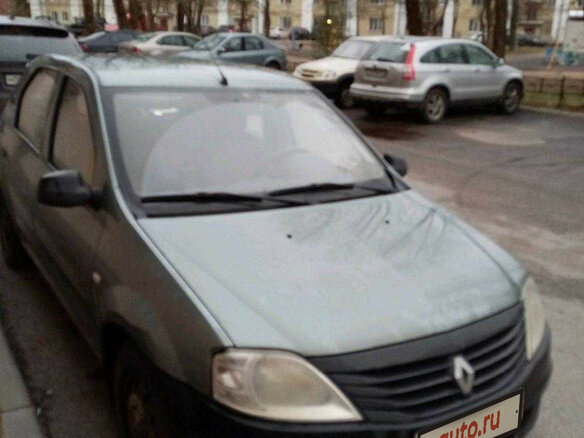 2012 Renault Logan I Рестайлинг, синий