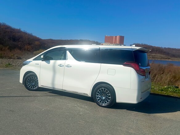 2019 Toyota Alphard III Рестайлинг, белый, 4450000 рублей - вид 12