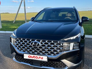 2021 Hyundai Santa Fe IV Рестайлинг, чёрный, 3398500 рублей, вид 4