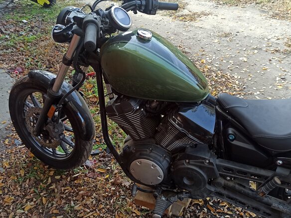 2014 Yamaha XV950 Bolt, зелёный, 600000 рублей - вид 1