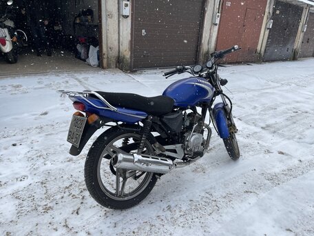 2007 Yamaha YBR125, синий, 85000 рублей, вид 3