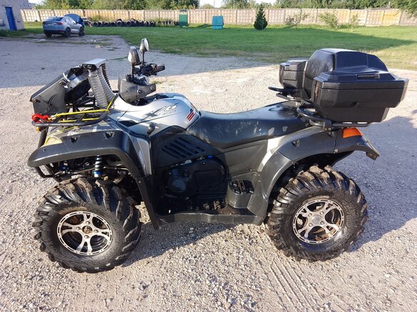 2014 CFMoto CF600-X6, серебристый, 580000 рублей - вид 6