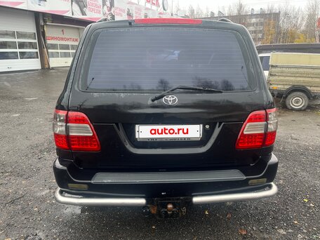 2000 Toyota Land Cruiser 100 Series, чёрный, 1500000 рублей, вид 4