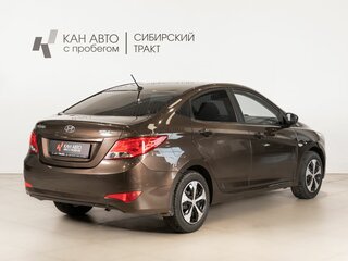 2015 Hyundai Solaris I Рестайлинг, коричневый, 760000 рублей, вид 3