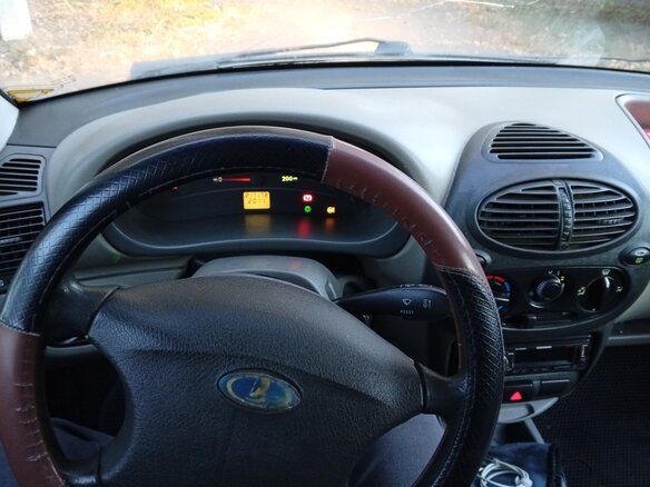 2006 Lada (ВАЗ) Kalina I, бежевый, 100000 рублей - вид 3
