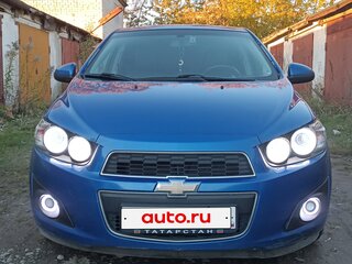 2012 Chevrolet Aveo II, синий, 649000 рублей, вид 3