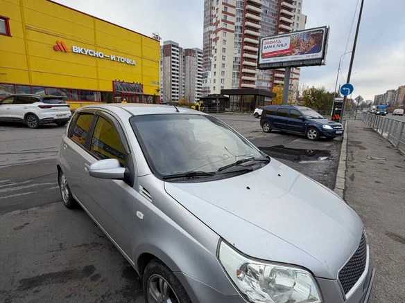 2008 Chevrolet Aveo I Рестайлинг, серебристый, 295000 рублей