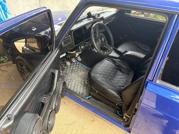 2001 Lada (ВАЗ) 2107, синий, 230000 рублей - вид 13
