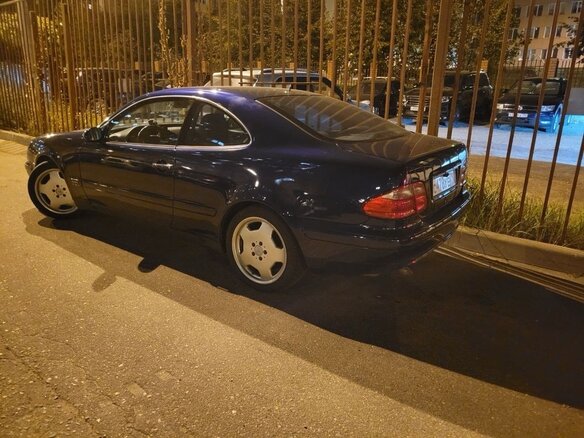 1997 Mercedes-Benz CLK-Класс 200 I (W208), синий, 475000 рублей - вид 14