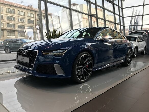 2016 Audi RS 7 performance I (4G) Рестайлинг, синий - вид 1