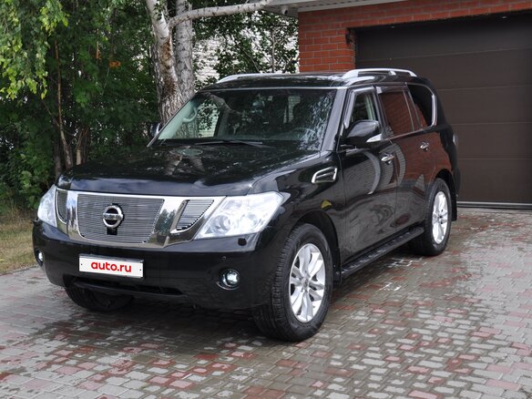 2013 Nissan Patrol VI (Y62), чёрный, 2600000 рублей - вид 1