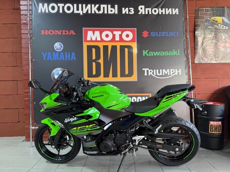 2018 Kawasaki Ninja 400, зелёный, 630000 рублей, вид 2