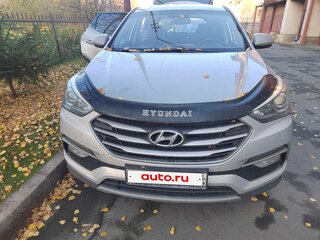 2017 Hyundai Santa Fe III Рестайлинг, серебристый, 2350000 рублей, вид 1