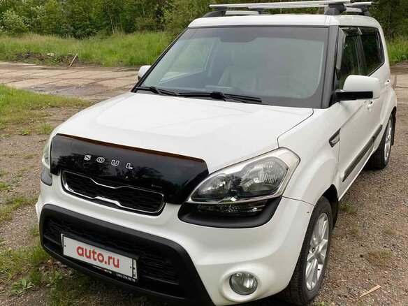 2012 Kia Soul I Рестайлинг, белый, 750000 рублей