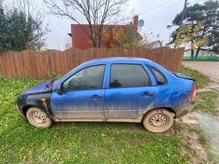 2008 Lada (ВАЗ) Kalina I, синий, 75000 рублей, вид 3