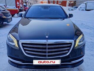 2018 Mercedes-Benz S-Класс 450 Long VI (W222, C217) Рестайлинг, чёрный, 6000000 рублей, вид 1