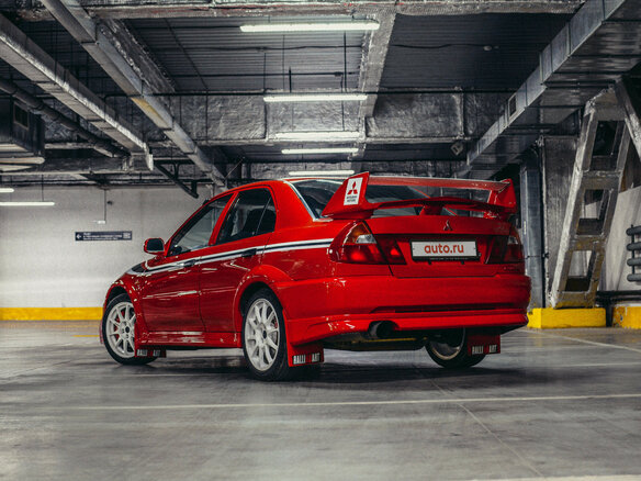 2000 Mitsubishi Lancer Evolution VI, красный